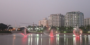 Phun nước nghệ thuật Công viên Hòa Bình