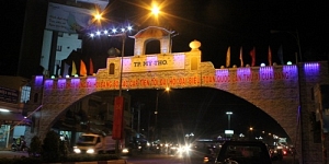 Chiếu sáng nghệ thuật Cổng Chào Mỹ Tho