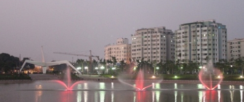 Phun nước nghệ thuật Công viên Hòa Bình