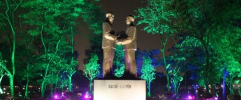 Hệ thống chiếu sáng công viên Thống Nhất