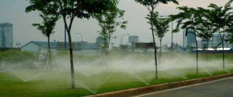 Hệ Thống tưới nước tự động hầm Thủ Thiêm