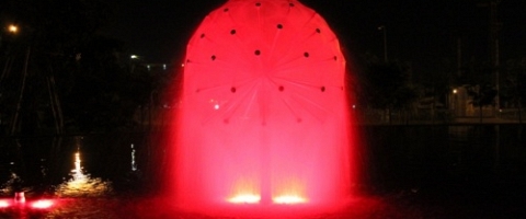 Phun nước nghệ thuật biệt thự Aroma Becamex