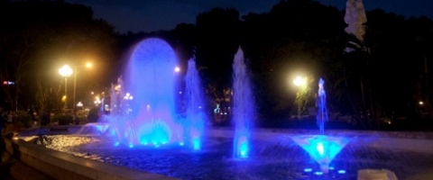 Phun nước nghệ thuật Công viên Lê Văn Tám Hồ Chí Minh