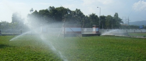 Tưới tự động công viên Chim Việt - Vũng Tàu