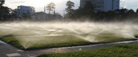 Tưới tự động Quảng Trường Gia Lai