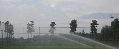 Hệ thống tưới tự động tại Sân Bóng Đá Mỹ Phước - Bình Dương