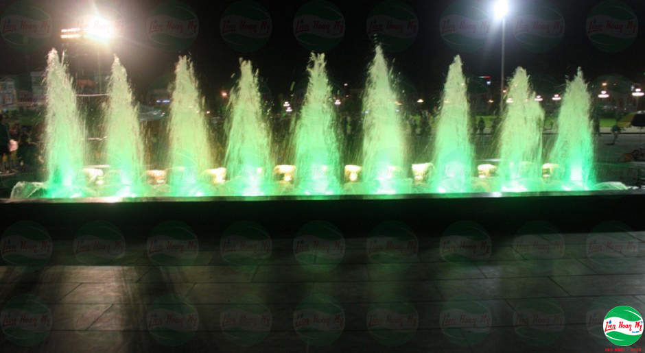 Phun nước nghệ thuật  Quảng Trường Bác Hồ - Gia Lai