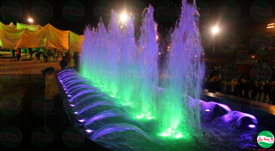 Phun nước nghệ thuật  Quảng Trường Bác Hồ - Gia Lai