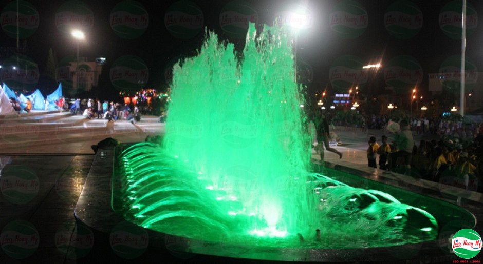 Phun nước nghệ thuật  Quảng Trường Bác Hồ - Gia Lai