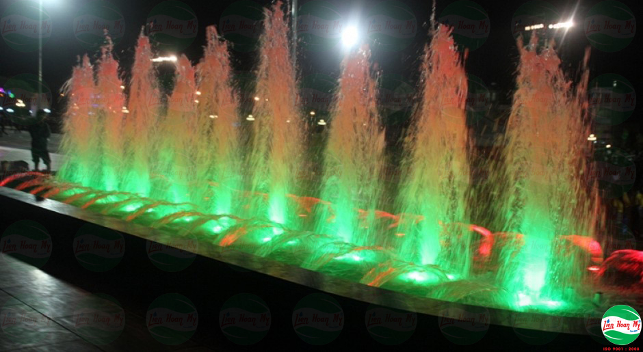 Phun nước nghệ thuật  Quảng Trường Bác Hồ - Gia Lai
