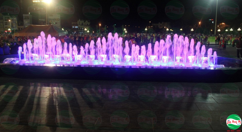 Phun nước nghệ thuật  Quảng Trường Bác Hồ - Gia Lai