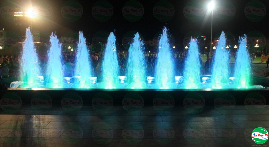 Phun nước nghệ thuật  Quảng Trường Bác Hồ - Gia Lai
