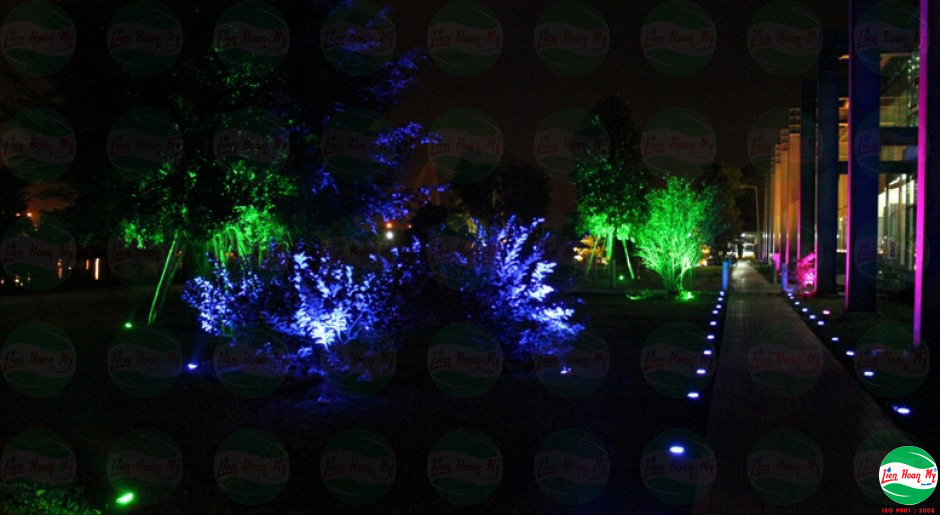 Chiếu sáng nghệ thuật tại Becamex Bình Dương