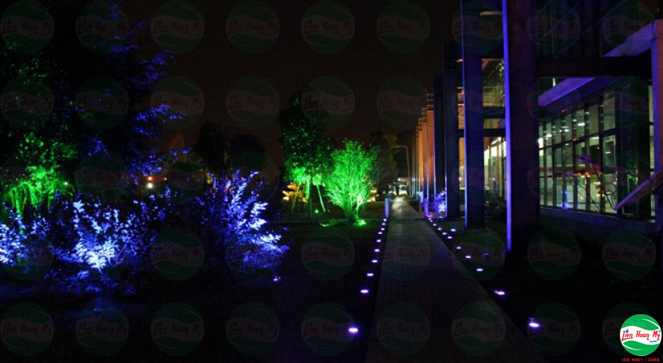 Chiếu sáng nghệ thuật tại Becamex Bình Dương