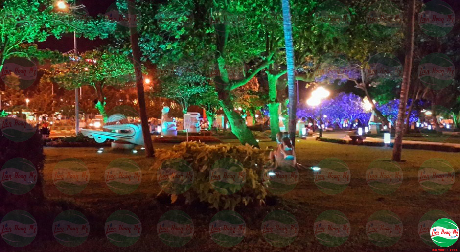 Chiếu sáng công viên bãi trước Vũng Tàu