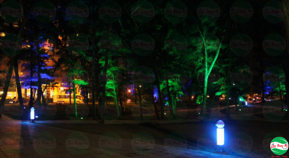 Chiếu sáng nghệ thuật công viên Đồi Dương Phan Thiết