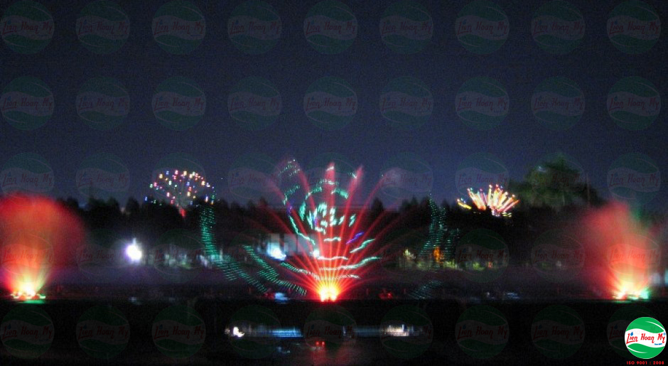 Công trình nhạc nước tại Công viên văn hoá Đầm Sen