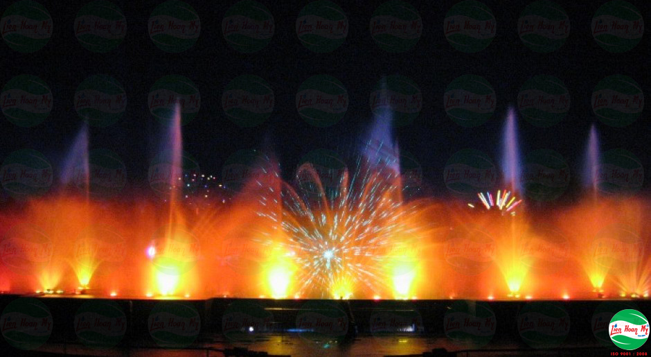 Công trình nhạc nước tại Công viên văn hoá Đầm Sen