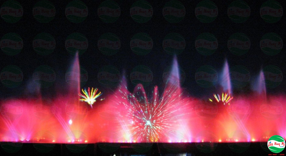 Công trình nhạc nước tại Công viên văn hoá Đầm Sen