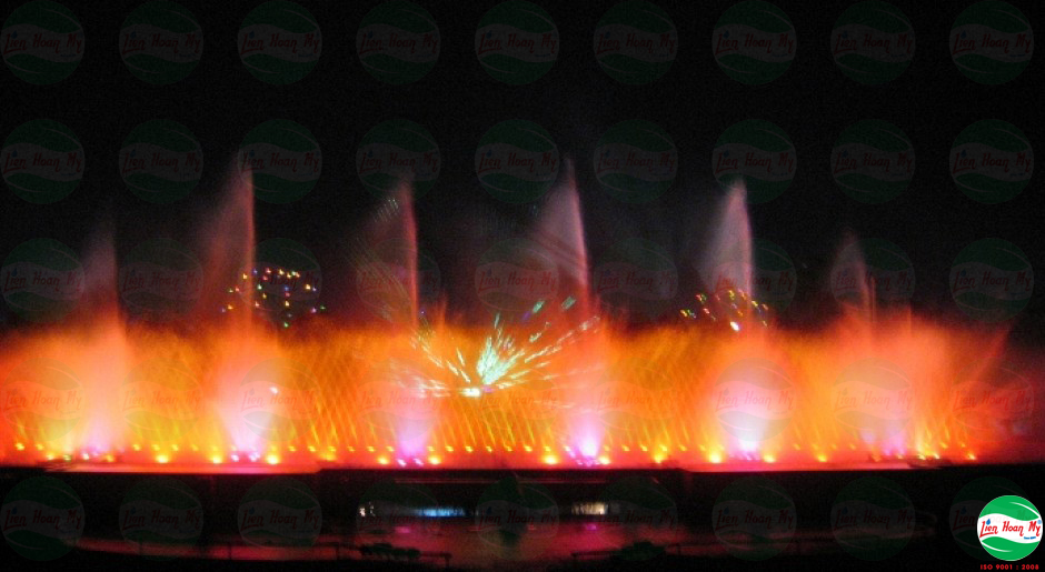 Công trình nhạc nước tại Công viên văn hoá Đầm Sen