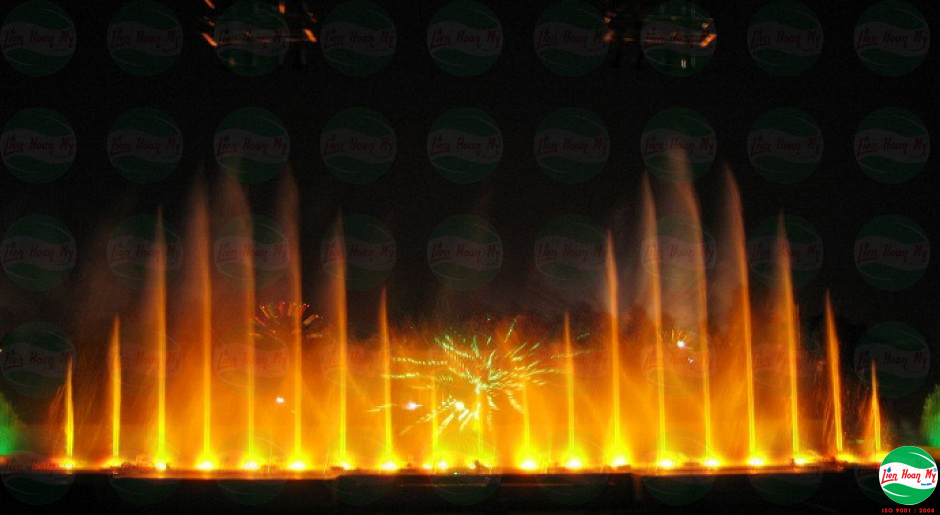 Công trình nhạc nước tại Công viên văn hoá Đầm Sen