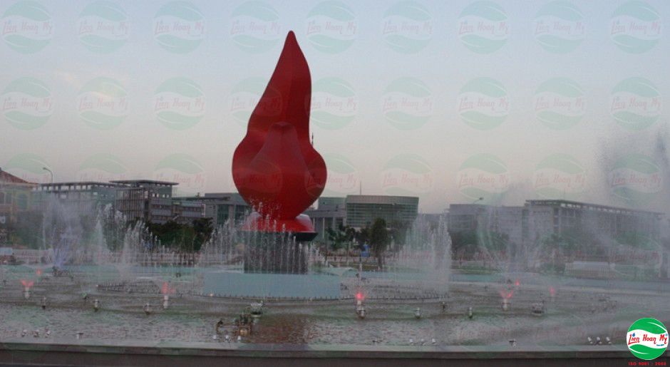 Phun nước nghệ thuật Công Viên Chim Việt - Vũng Tàu