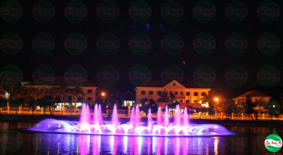 Phun nước nghệ thuật Trung Tâm Hành Chính Lâm Hà - Lâm Đồng