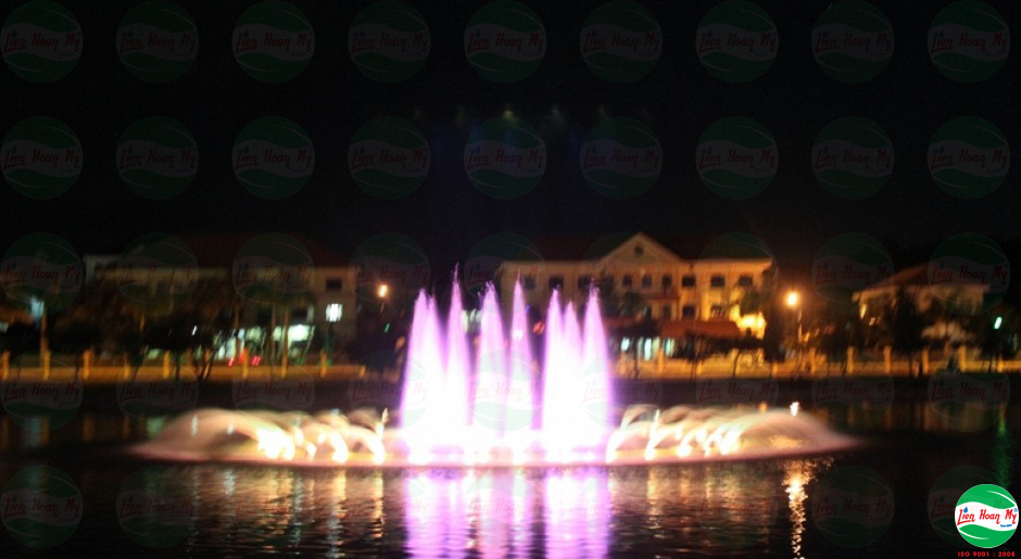 Phun nước nghệ thuật Trung Tâm Hành Chính Lâm Hà - Lâm Đồng