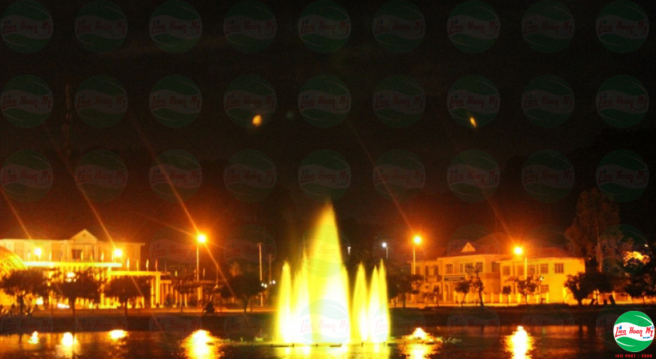 Phun nước nghệ thuật Trung Tâm Hành Chính Lâm Hà - Lâm Đồng