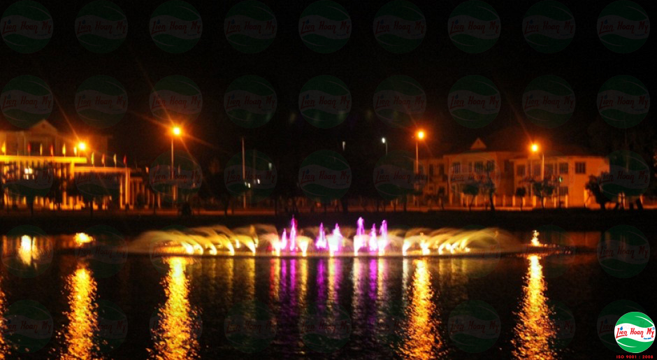 Phun nước nghệ thuật Trung Tâm Hành Chính Lâm Hà - Lâm Đồng