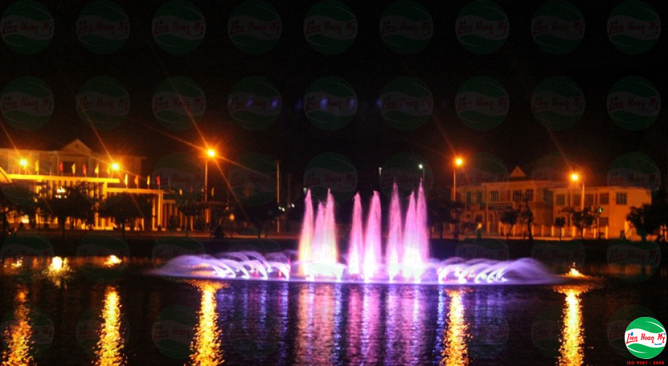 Phun nước nghệ thuật Trung Tâm Hành Chính Lâm Hà - Lâm Đồng