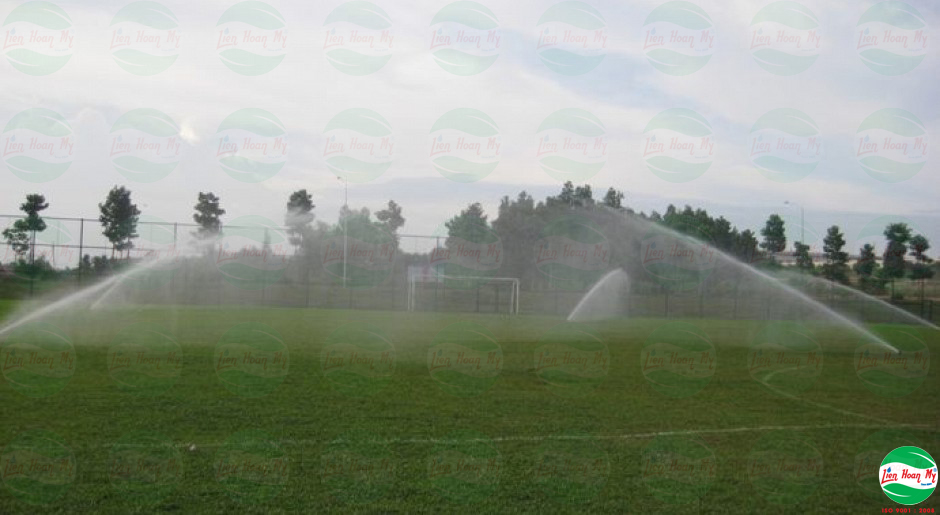 Hệ thống tưới tự động tại Sân Bóng Đá Mỹ Phước - Bình Dương